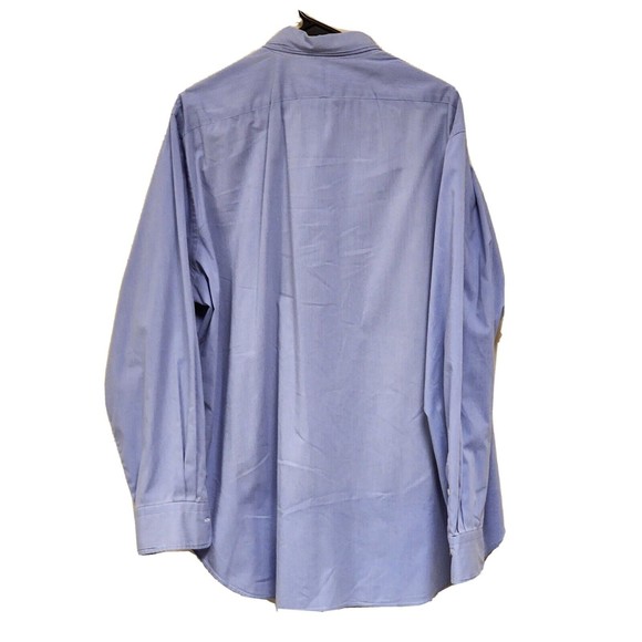 Polo Ralph Lauren Shirt Men Large Sky Blue Striped Warwick Button Down - Picture 7 of 14